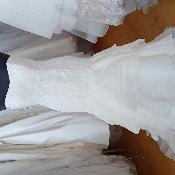 Melissa Sweet fit and flare wedding dress - Picture 2 of 5